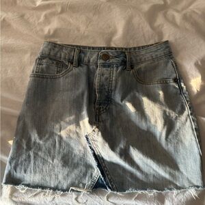 Jeans skirt light washed